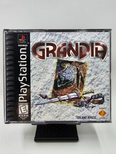 Grandia (Sony PlayStation 1 PS1, 1999) Complete in box CIB