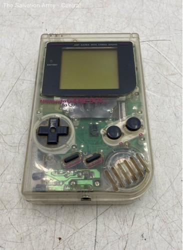 Nintendo Game Boy Original Clear Handheld System With Related Accessories - Picture 2 of 6