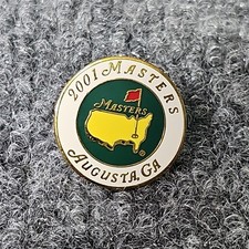 2001 Masters Tournament Ball Marker New No Box