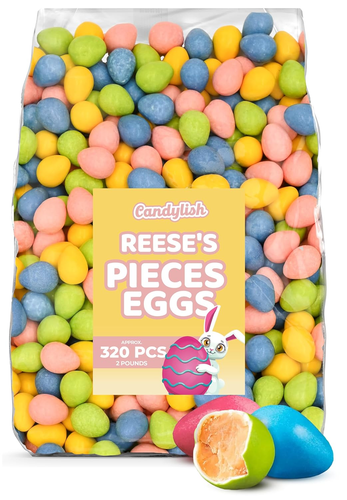 Reese's Pieces Peanut Butter Eggs 2 lb - Easter Basket Candy, Egg Hunts, Gifts - Picture 12 of 12