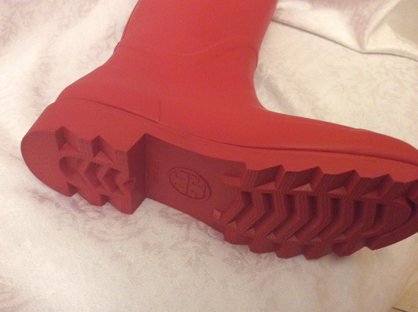 TORY BURCH BURCH BURCH Sarah Logo Tory Red Rubber Rainboots Tall Boots 8 9417ae TORY BURCH BURCH BURCH Sarah Logo Tory Red Rubber Rainboots Tall Boots 8 9417ae
