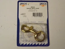 Sea Dog Line brass swivel bolt snap 5/8" eye 139016-1 boat marine