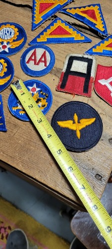 Old ORIGINAL WWII US 14TH AIR FORCE FLYING TIGERS AAF SLEEVE INSIGNIA PATCH Lot - Picture 9 of 14
