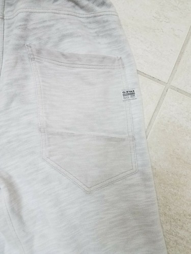 G-Star Raw Sweat Jogger Pants Mens uni Elastic Bottom/waist Gray Baggy fit Sz S - Picture 5 of 9