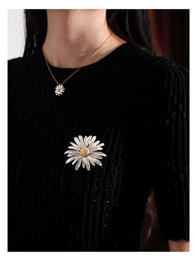 Mode Frauen Mädchen Vintage niedliche Diasy Brosche Anstecknadel Geschenk Accessoires - Bild 2 von 8