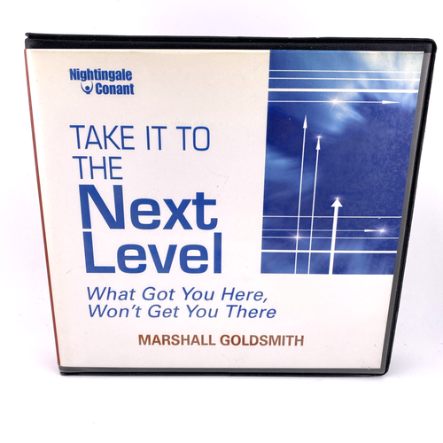 Marshall Goldsmith Take It to the Next Level Audio book CDs Success w Workbook - Picture 2 of 9