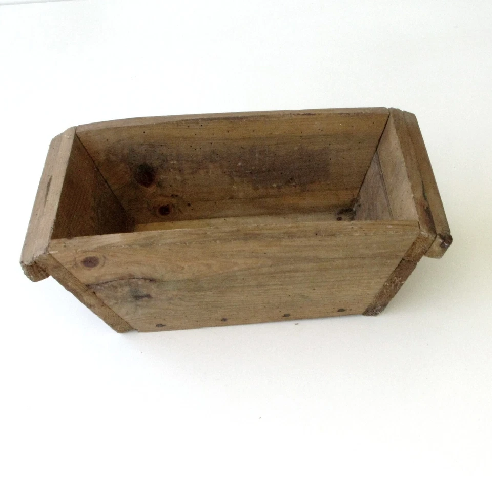 Semoir en bois rectangulaire très ancien objet d'art Populaire et de métier rare - Photo 2/4