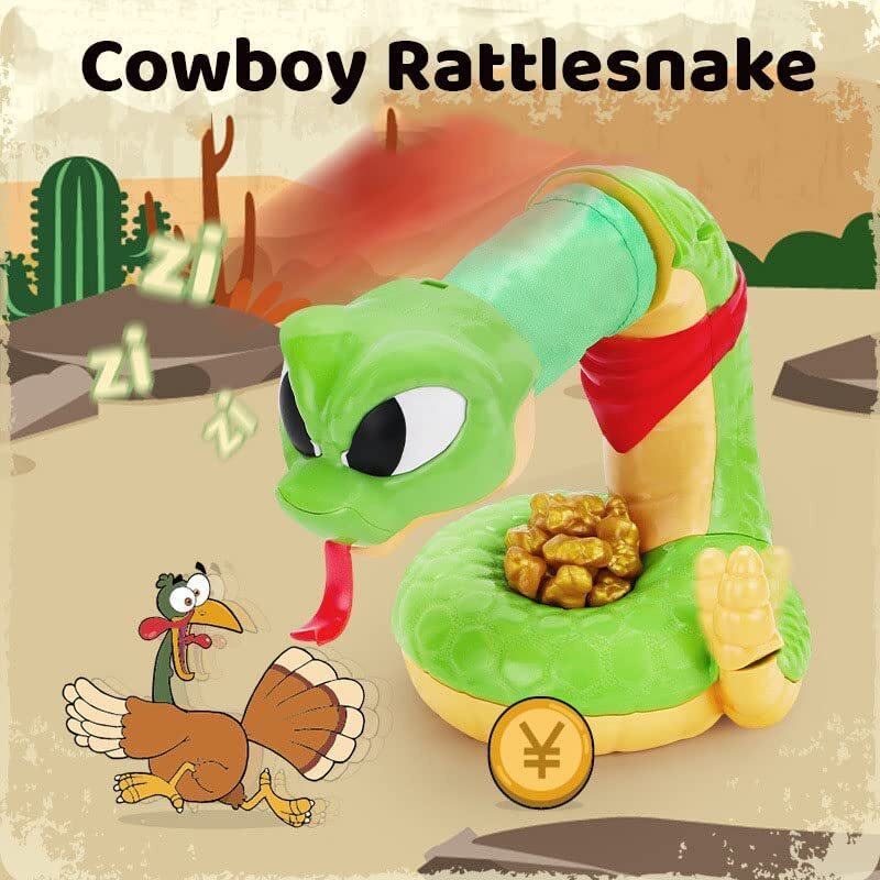 Electric Rattle Heist Game Rattlesnake Toy Rattlesnake Snake Head Pop
