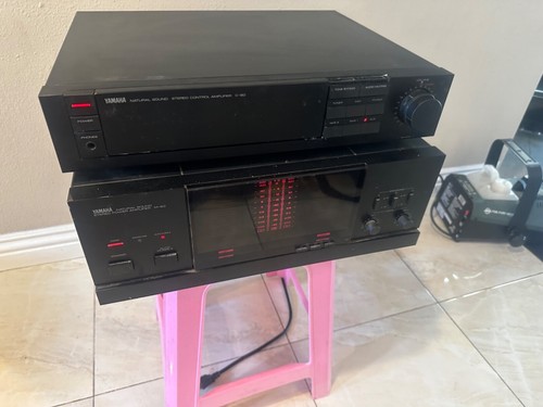 yamaha m-60 stereo power amplifier & preamp c-60 - Picture 7 of 15