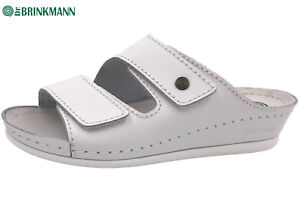 Dr 3 Brinkmann Damen-Pantolette weiß Dr 3 Brinkmann Damen-Pantolette weiß