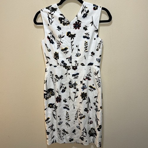 Ann Taylor Floral Double V Sheath Dress Size 0P - Picture 9 of 9