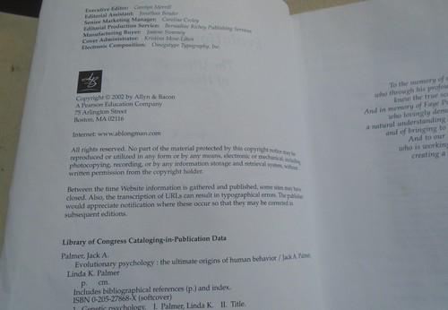 Evolutionary Psychology: The Ultimate Origins of Human Behavior by Jack A. Palme - 第 5/12 張圖片