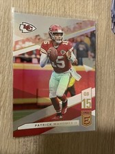 2019 Panini Donruss Elite Football Patrick Mahomes Base #14 Kansas City Chiefs