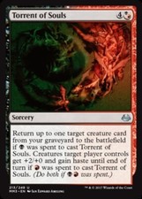MTG-4x-Near Mint, English-Torrent of Souls-Modern Masters 2017
