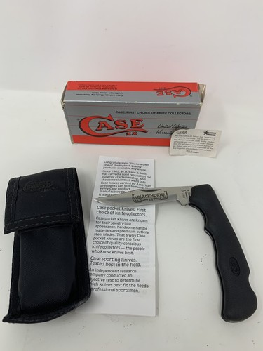 VTG Case XX Blackhorn Large 3.5" Lockblade 2104L SAB SS Knife with Case & Box
