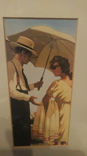 JACK VETTRIANO Der direkte Ansatz gerahmter Druck