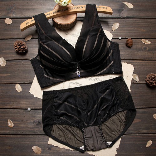 Sexy Bra Briefs Lace Gather Lingerie Push Up Bra Sets Underwear Panty 32-42AB/C - Picture 14 of 18