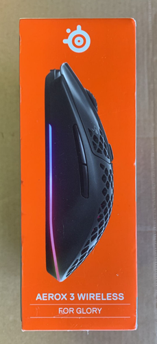 SteelSeries Aerox 3 Wireless Gaming Mouse Black - Picture 10 of 11