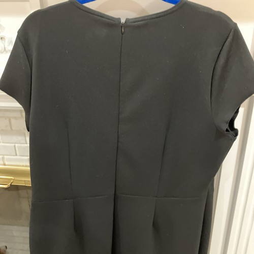 Escada Sport Sz 46 (USA 16) Little Black Dress NWOT Professional Look Flared Hem - Picture 9 of 10