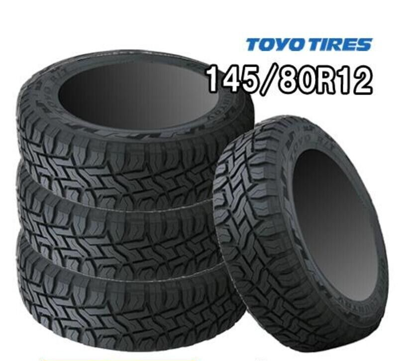 かわさん　2 OPEN COUNTRY 145/80R12 2x Toyo Open Country R/T 145 80R12 Mud Suv Tire for Off Road