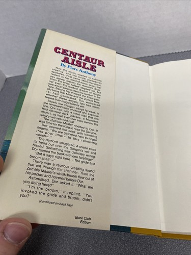 Xanth #4: Centaur Aisle, by Piers Anthony - Del Rey HC BCE w/DJ 1981 - Picture 9 of 12