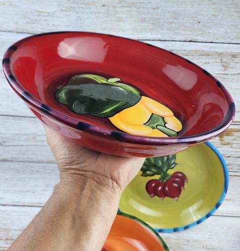 Certified International CIC 69 - 9.5" Individual Pasta Bowl "Jennifer Clark" - Picture 10 of 18