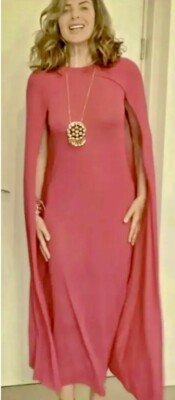 collared rib-knit midi dress Tangerine Collared Ribbed Knit Cut Out Belted Dress Small main image 0