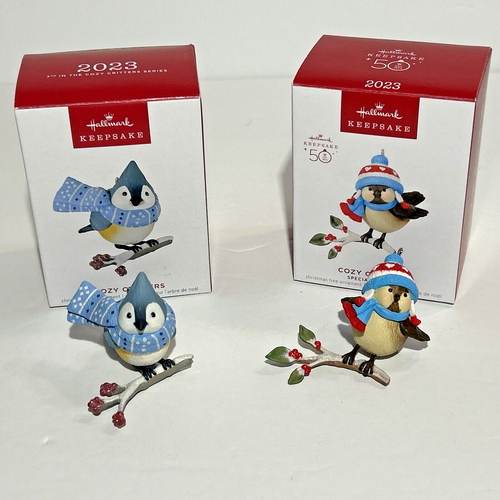 5 Hallmark Miniatures Cozy Critters 2021-2023 EUC Special Edition Chase Surprise - Picture 6 of 12