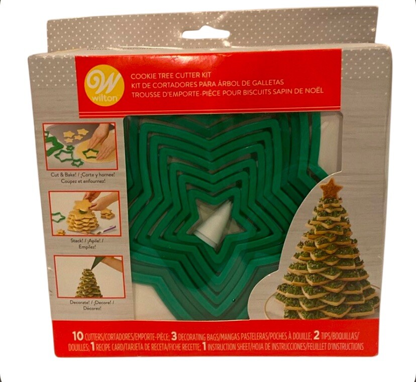 Cookies Christmas Tree Piping Tip Wilton Piping Tips 4Pcs/set