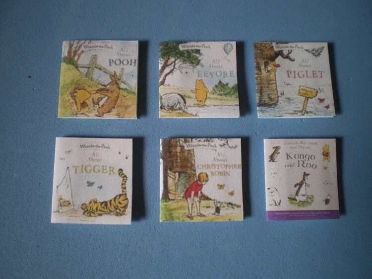 Puppenhaus Miniaturen Zubehör - Winnie Puuh Bücher