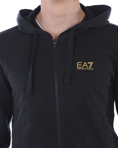 Emporio Armani Ea7 Sweatshirt Hoodie Man Black 8NPM03 PJ05Z 208 Sz. S MAKE OFFER - Bild 5 von 11