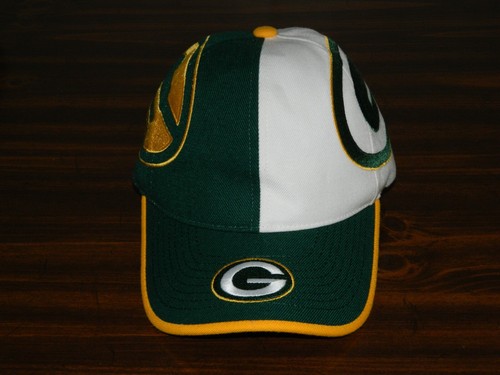 Reebok Green Bay Packers Green White Ball Hat Cap Adjustable ONE SIZE FITS ALL