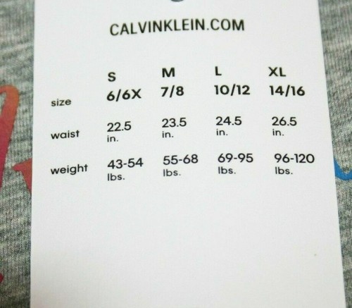 Calvin Klein Girls Monogram 2 pack hipster panties size 6/6X White Gray Rainbow - Picture 6 of 6