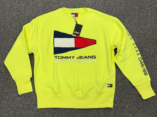 Tommy Jeans Sailing Neon Sweatshirt für Herren Small - Bild 5 von 10
