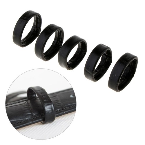 Correa de reloj de cuero correa hebilla 14-26 mm aro de guardián soporte anillo de retención EE. UU. - Imagen 4 de 14