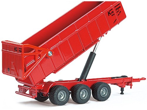 MASSEY FERGUSON 8480 DYNA VT TRACTOR & DUMP TRAILER 1/87 HO DIECAST BY SIKU 1844 - Picture 8 of 8