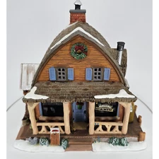Lemax 15216 Lighted Mallard Bay Cabin 2011 Christmas Village in Box Tested