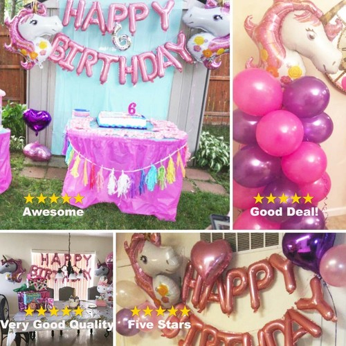 Unicorn Necklace Party Supplies for Birthday Girl (Necklace, Headband & Sash) - Picture 6 of 10