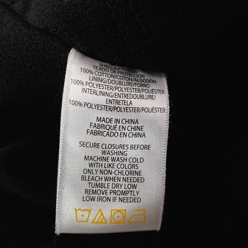 Wolverine Jacket Mens Large Black Insulated Canvas Work Coat Heavyweight Outdoor - Picture 7 of 12