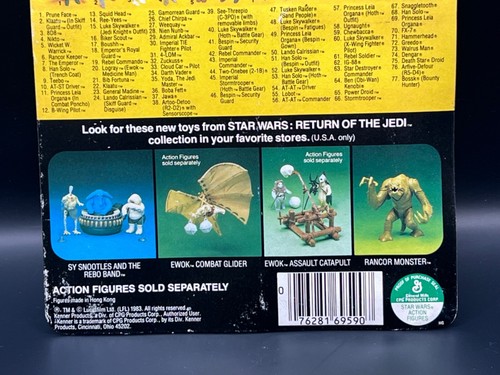 Vintage Star Wars Squid Head MOC 1983 Kenner 77A Back Return of the Jedi punch - Picture 7 of 11