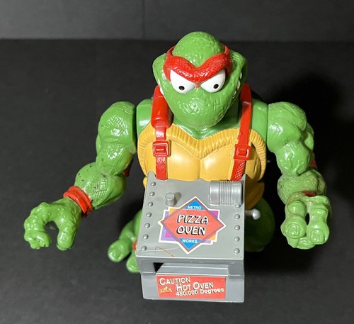 Vintage 1993 Raphael Pizza Oven Teenage Mutant Ninja Turtles TMNT 4.5” Figure - Picture 2 of 7