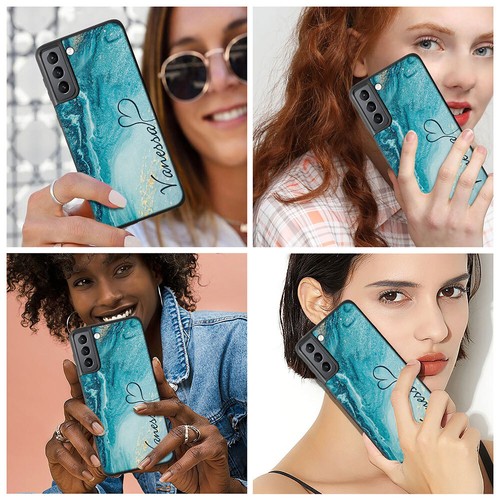 Personalised Marble Case Gel Phone Cover For Samsung Galaxy S23 S22 S24 Plus S25 - Picture 45 of 84
