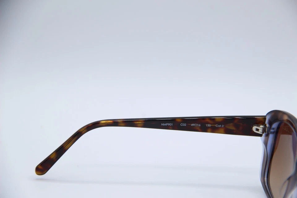 NUEVAS GAFAS DE SOL NICOLE MILLER NMP 901 C02 HAVANA GRADIENT MARCOS AUTÉNTICOS 49-16 Foto 3 de 4