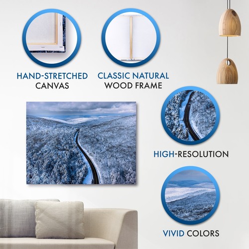 Large Modern Nature Canvas Art for Living Room, Bedroom, Dining Room 16 x 24 - Picture 7 of 7