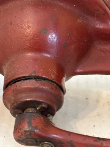 VINTAGE LANDERS FRARY & CLARK CAST IRON CROWN COFFEE MILL NEW BRITAIN CONN. - Picture 7 of 13