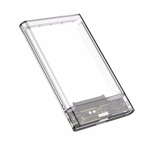 Festplattengehäuse 2,5 Zoll USB 3.0 - externe klare Hülle SSD HDD Caddy SATA - Bild 3 von 4