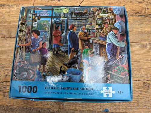Ye Olde Hardware Shoppe 1000 Pc Jigsaw By Steve Crisp, done once, complete, VGC - Picture 4 of 4