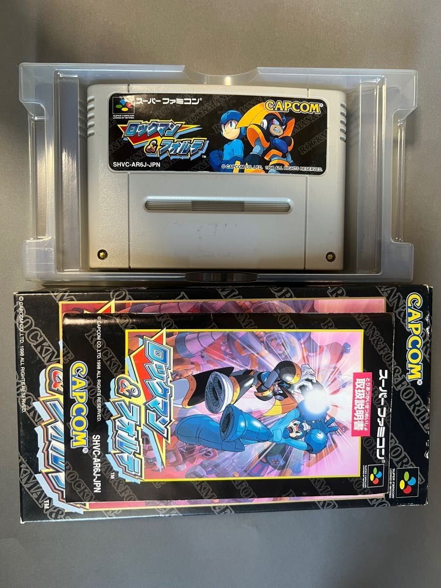 ベース SansAmp Bassd in a Super Famicon Rockman and Forte Megaman and Bass Nintendo Super Famicom