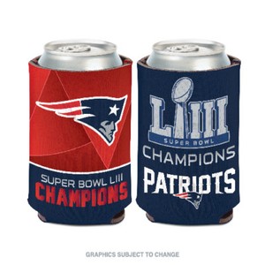 patriots beer koozie