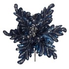Vickerman Blue Floral Décor